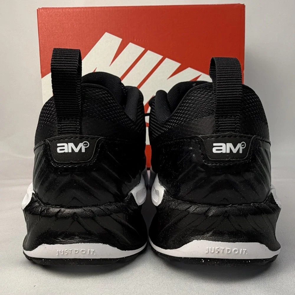 Nike Air Max Bia Sneaker Youth Size 5Y In Black/ University Red-White NIB